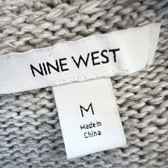 Nine West cable knit tunic sweater - Picture 2 of 6